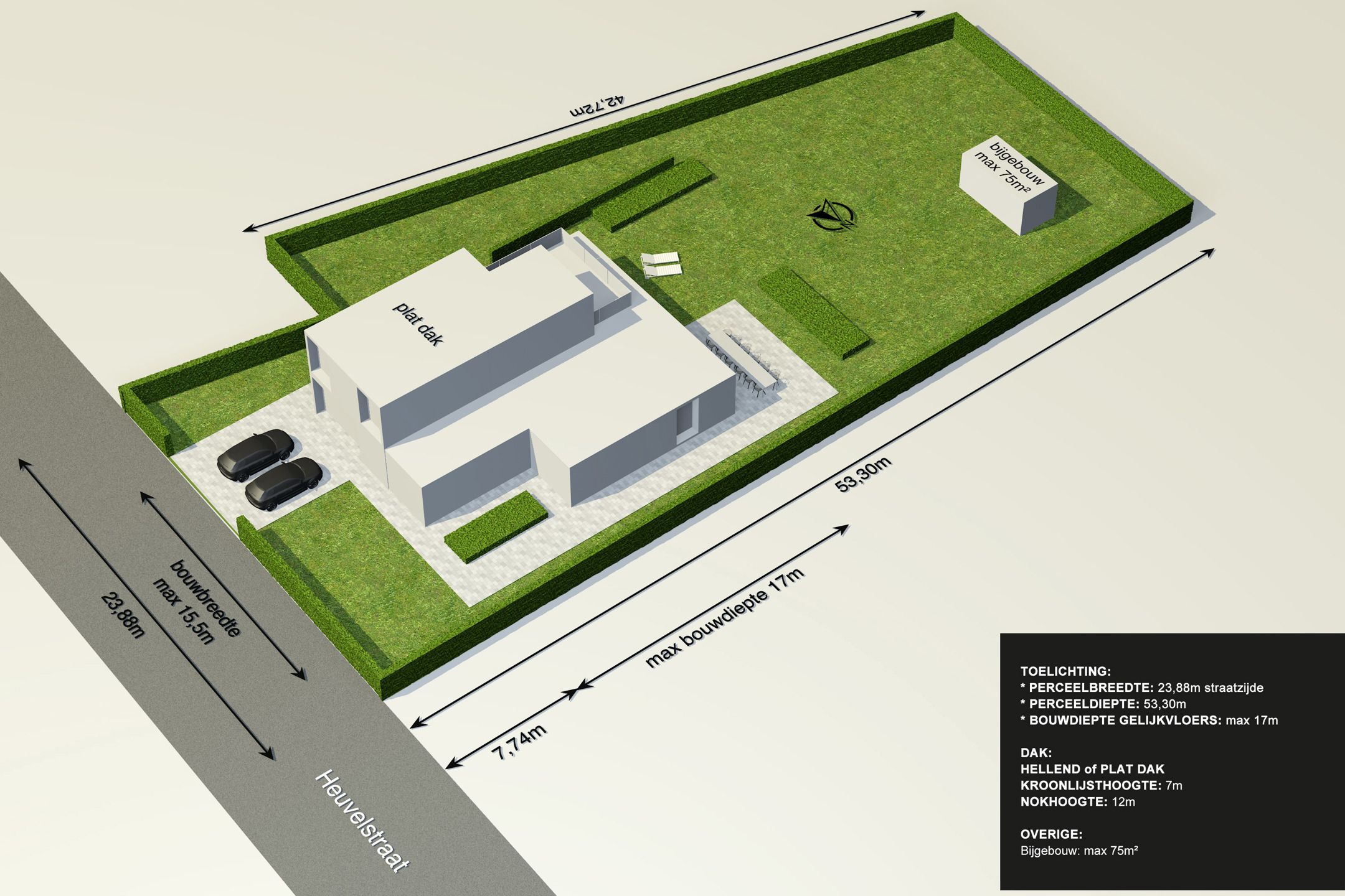 Bouwgrond van ca. 1.278 m² te koop in Hoogstraten foto {{pictureIndex}}