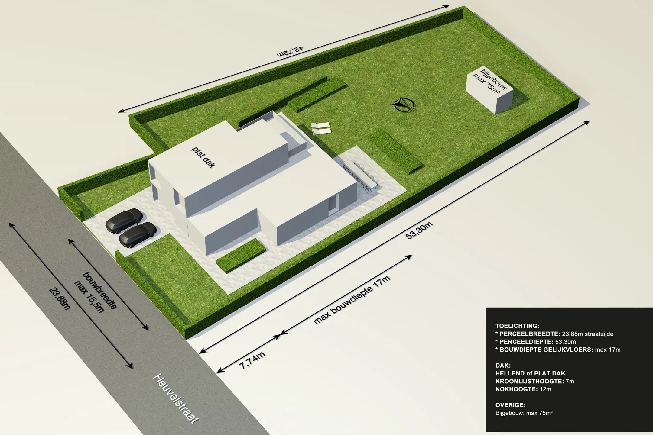 Bouwgrond van ca. 1.278 m² te koop in Hoogstraten foto {{pictureIndex}}