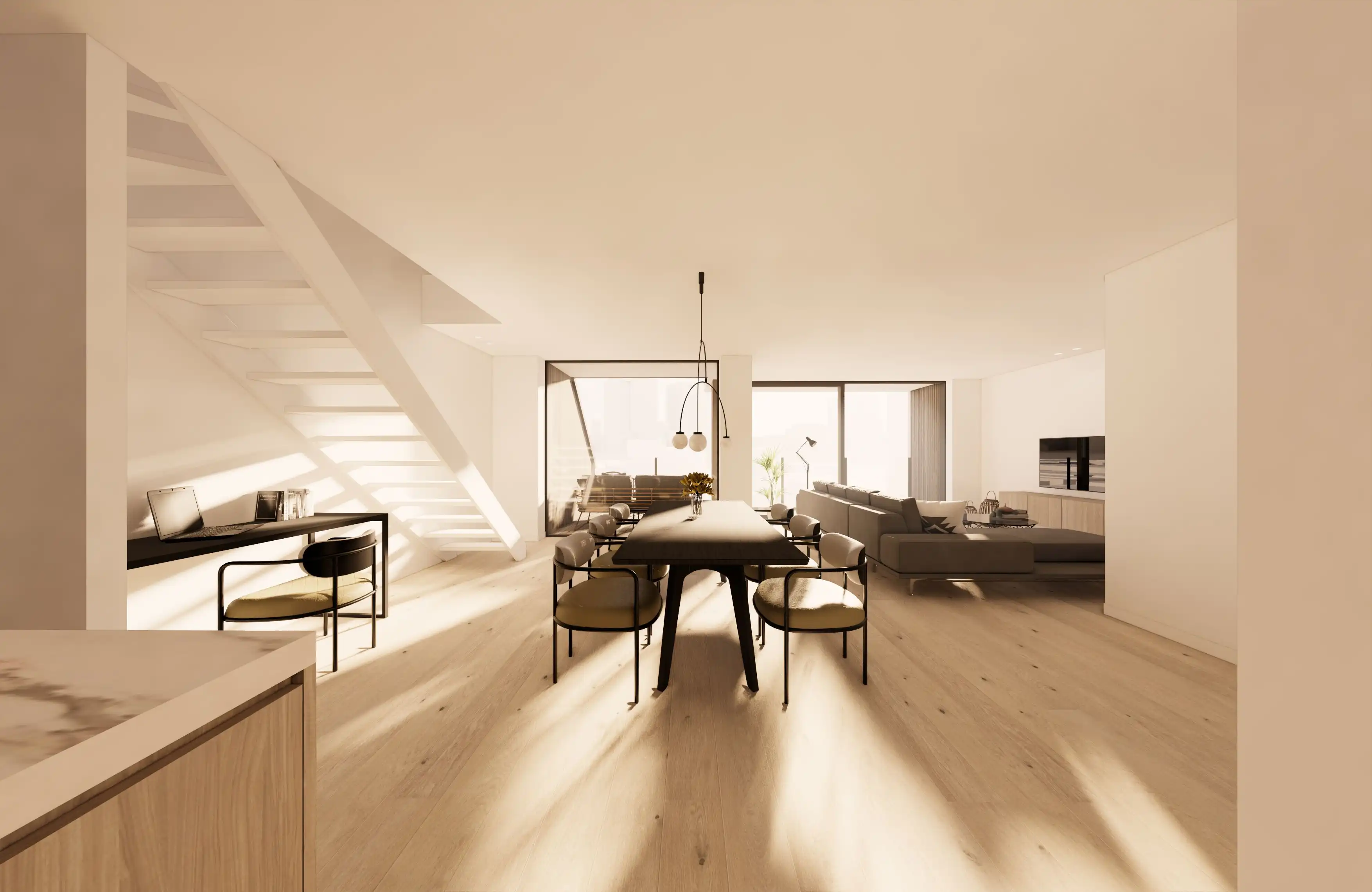 UNIEK DUPLEX APPARTEMENT MET 3 SLAAPKAMERS EN TERRASSEN – OP WANDELAFSTAND VAN ZEE! foto 8
