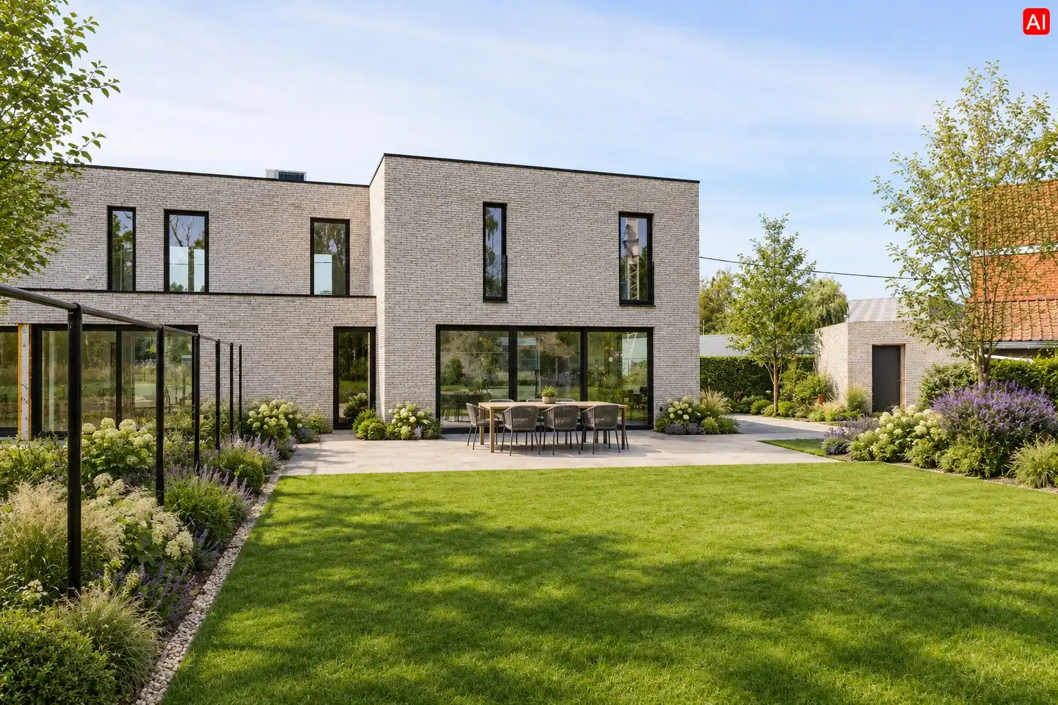 PRACHTIGE MODERNE WONING MET TUIN | GARAGE EN BIJGEBOUW (24 m²) foto 2