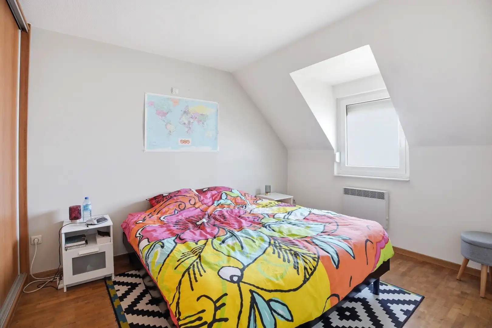 Duplex appartement te koop in Harelbeke op 1ste verdieping met 2 slaapkamers, ruim terras en garagebox  foto 12