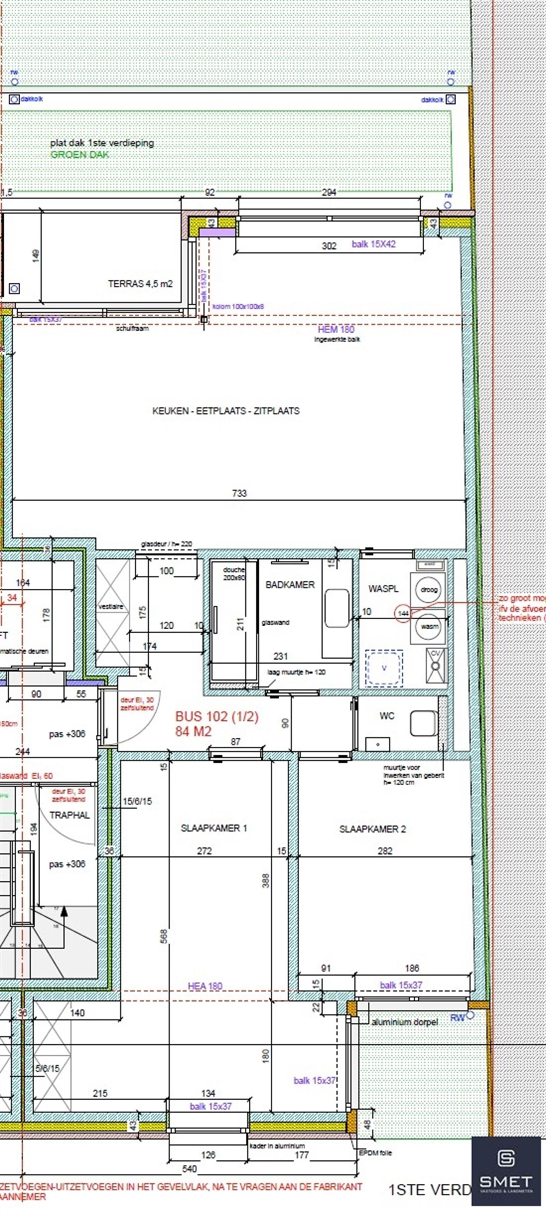 NIEUW APPT MET 2 SLPKS EN AUTOSTAANPL. foto 22
