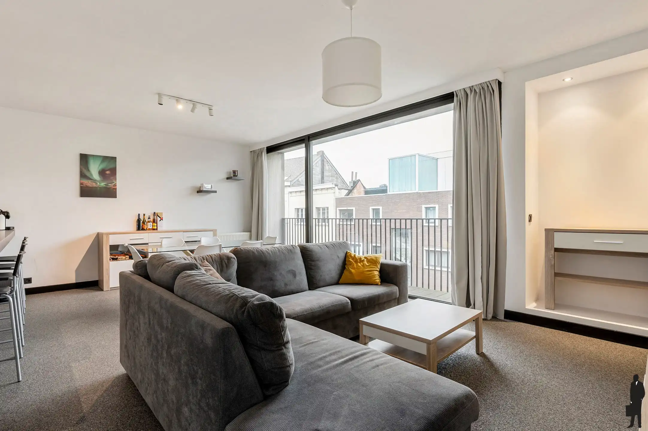 Ruim appartement met twee slaapkamers, terras en twee parkeerplaatsen in Residentie Viaduct-Dam foto 6