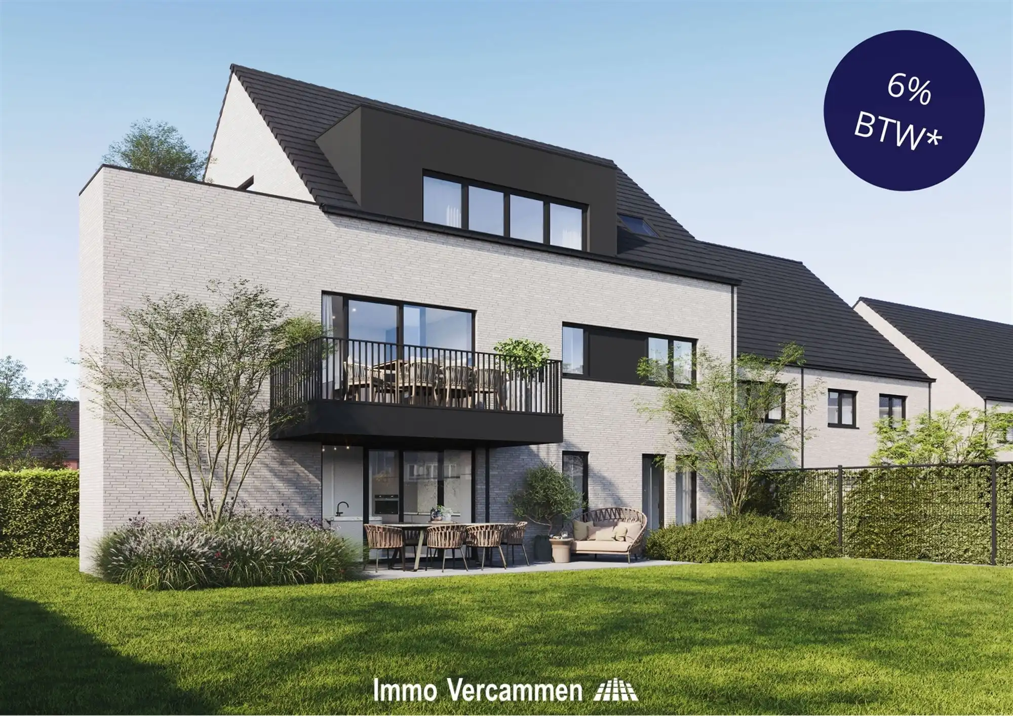 Gelijkvloers appartement met 2 slaapkamers en ruime tuin te Putte foto {{pictureIndex}}