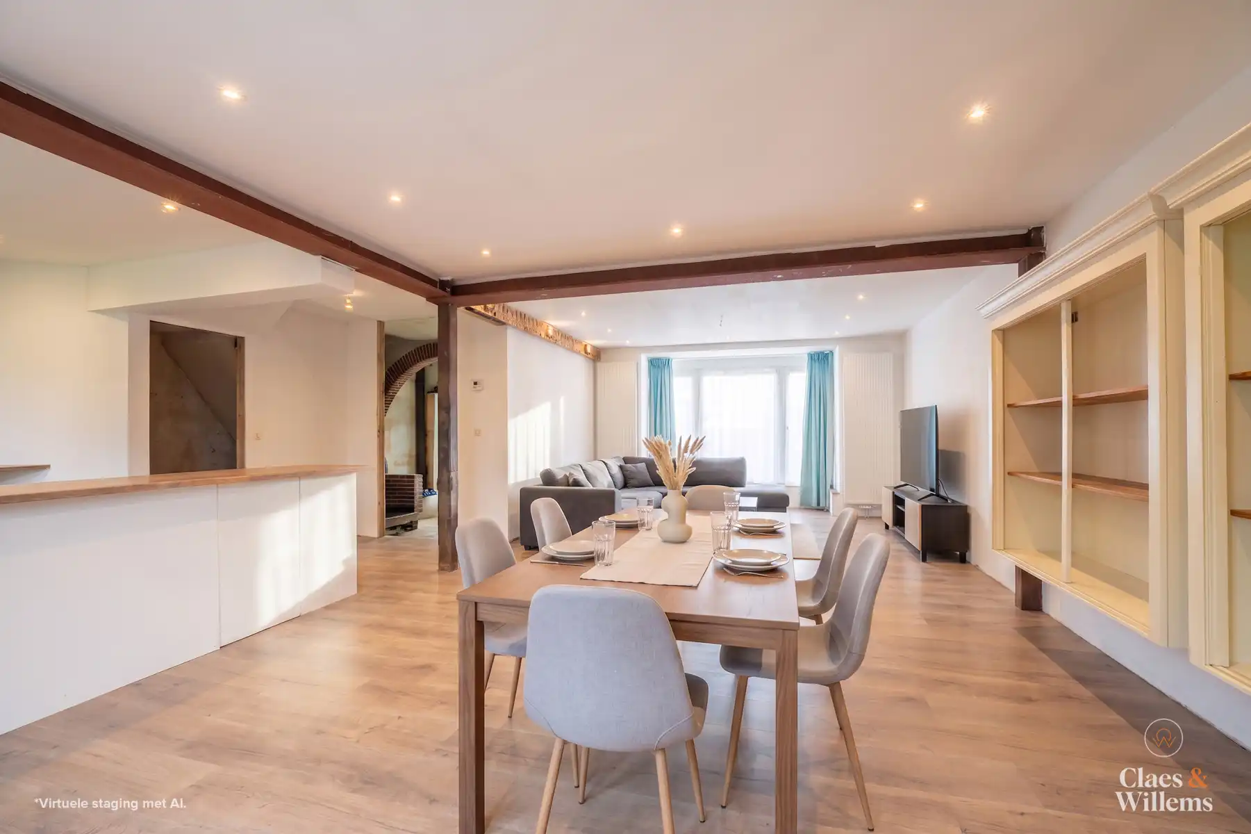 Af te werken woning in centrum Galmaarden. foto 6