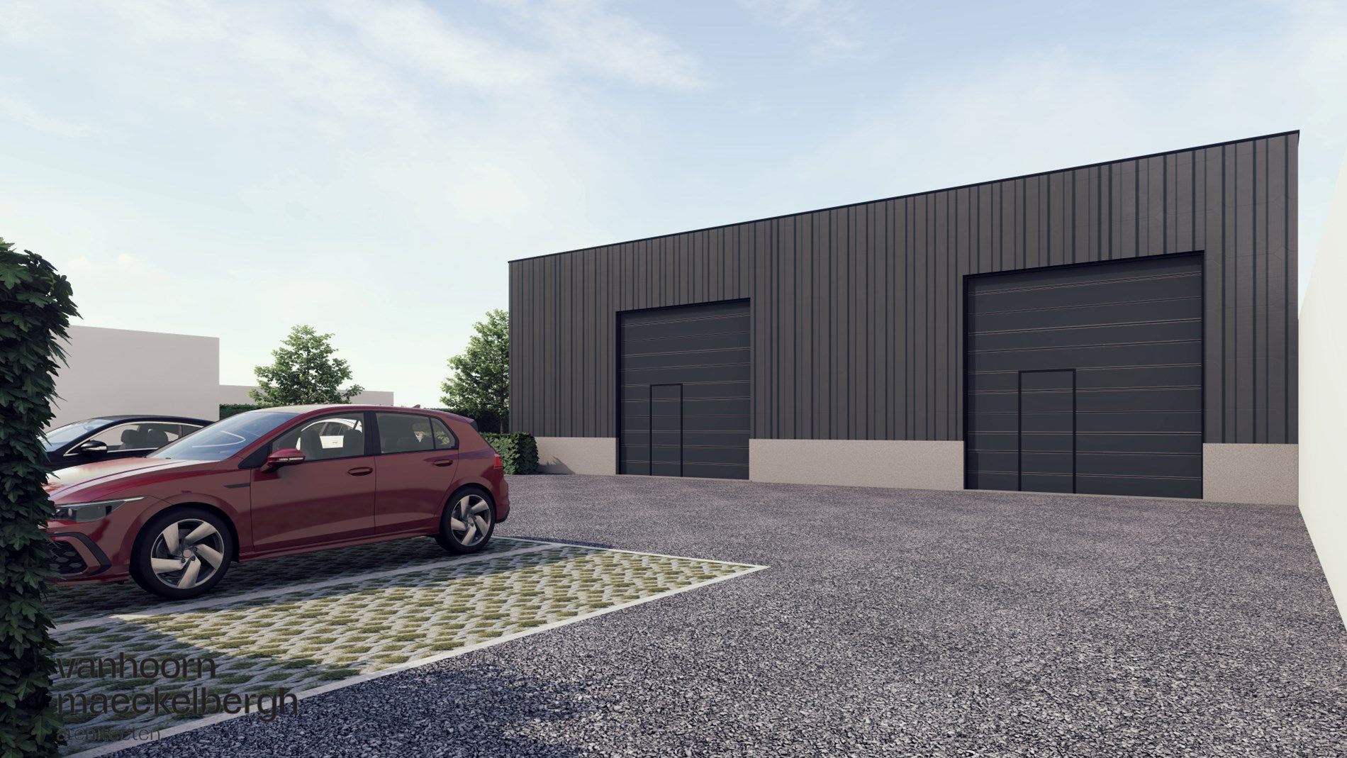 Nieuwbouw KMO-unit te koop in het centrum van Ichtegem – oplevering tegen 2027 foto {{pictureIndex}}