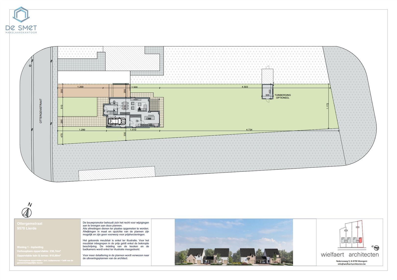 NIEUWBOUW OPEN BEBOUWING MET 3 SLP EN TUIN TE DEFTINGE foto 18