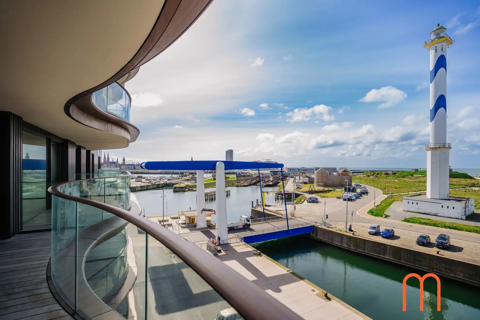 Appartement te huur met zeezicht in Oostende – Residentie One Baelskaai foto 7