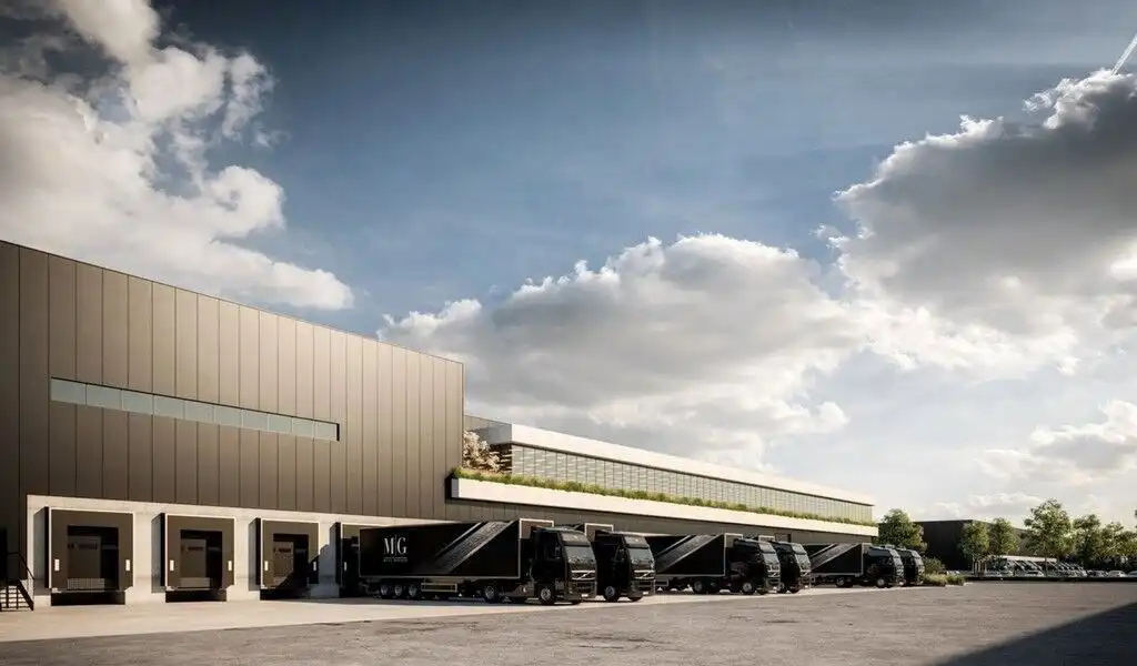 Bedrijfsgebouw op nieuwe logistieke site MG Park Kennedy te Gent foto 7