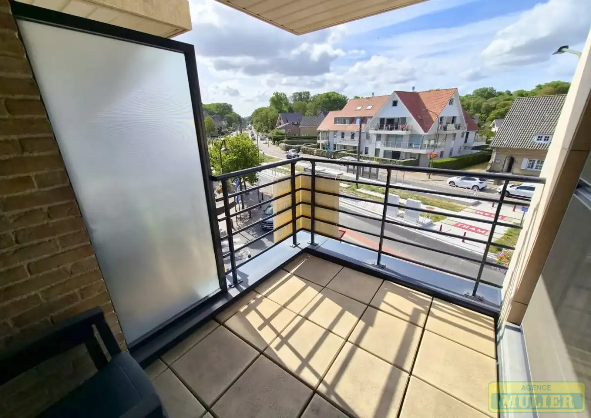 APPARTEMENT AAN ZONNEKANT MET ZICHT OP HET CALMEYNBOS TE KOOP IN DE PANNE foto 4