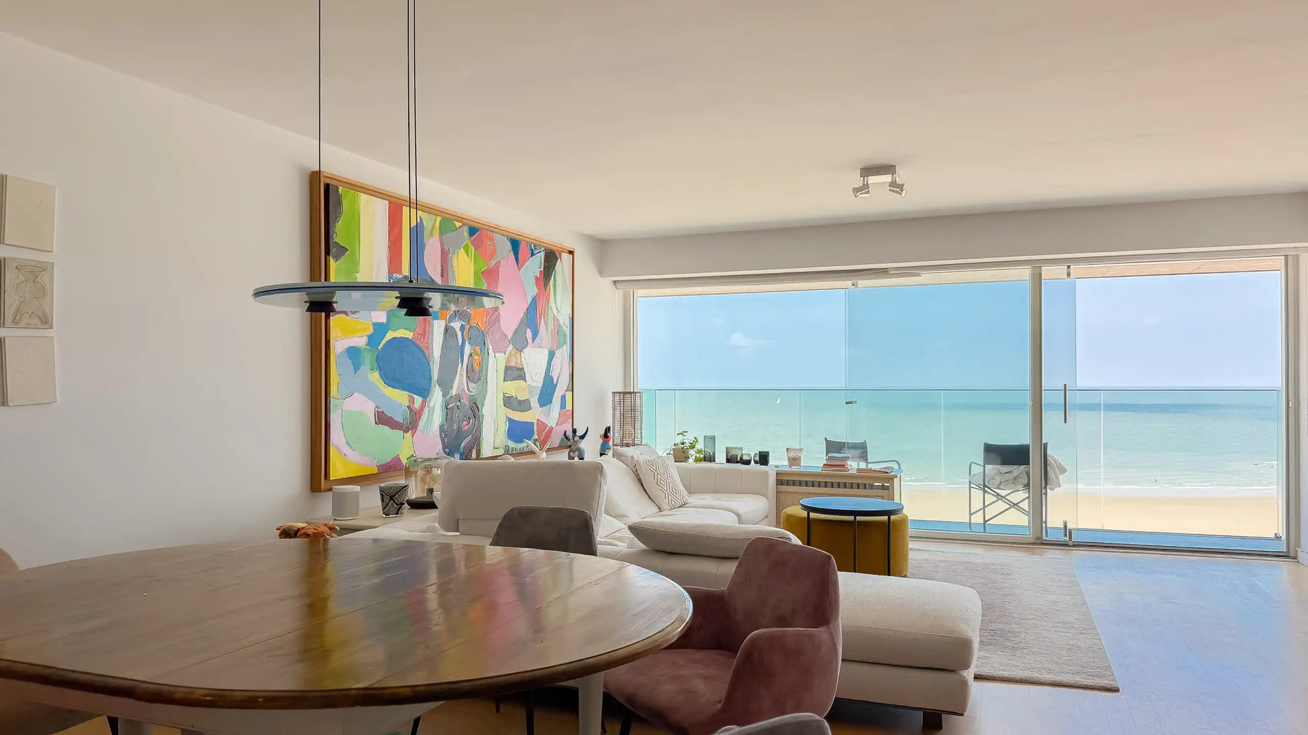 Appartement met frontaal zeezicht op de Zeedijk in het Zoute foto 8