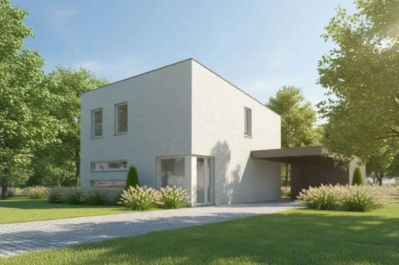 Nieuw te bouwen halfopen woning te Waregem. foto 3