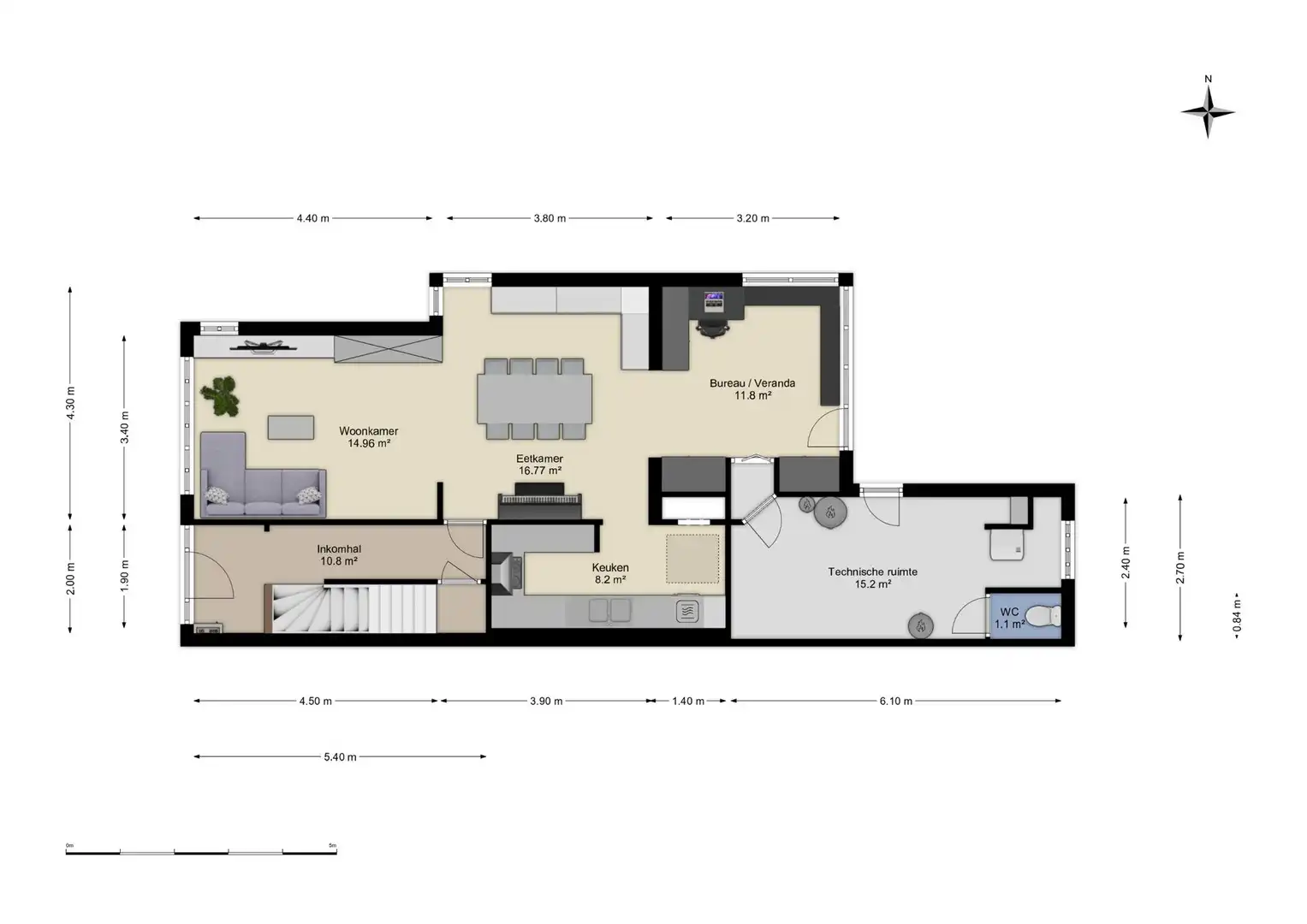 Gezellige 4-slaapkamerwoning met tuin & zwembad foto 29