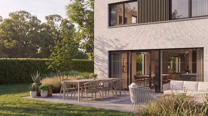 Vinkt (Deinze) - Weg naar Poeke - lot 02 - moderne woning met weids uitzicht op 1.698 m² foto 3