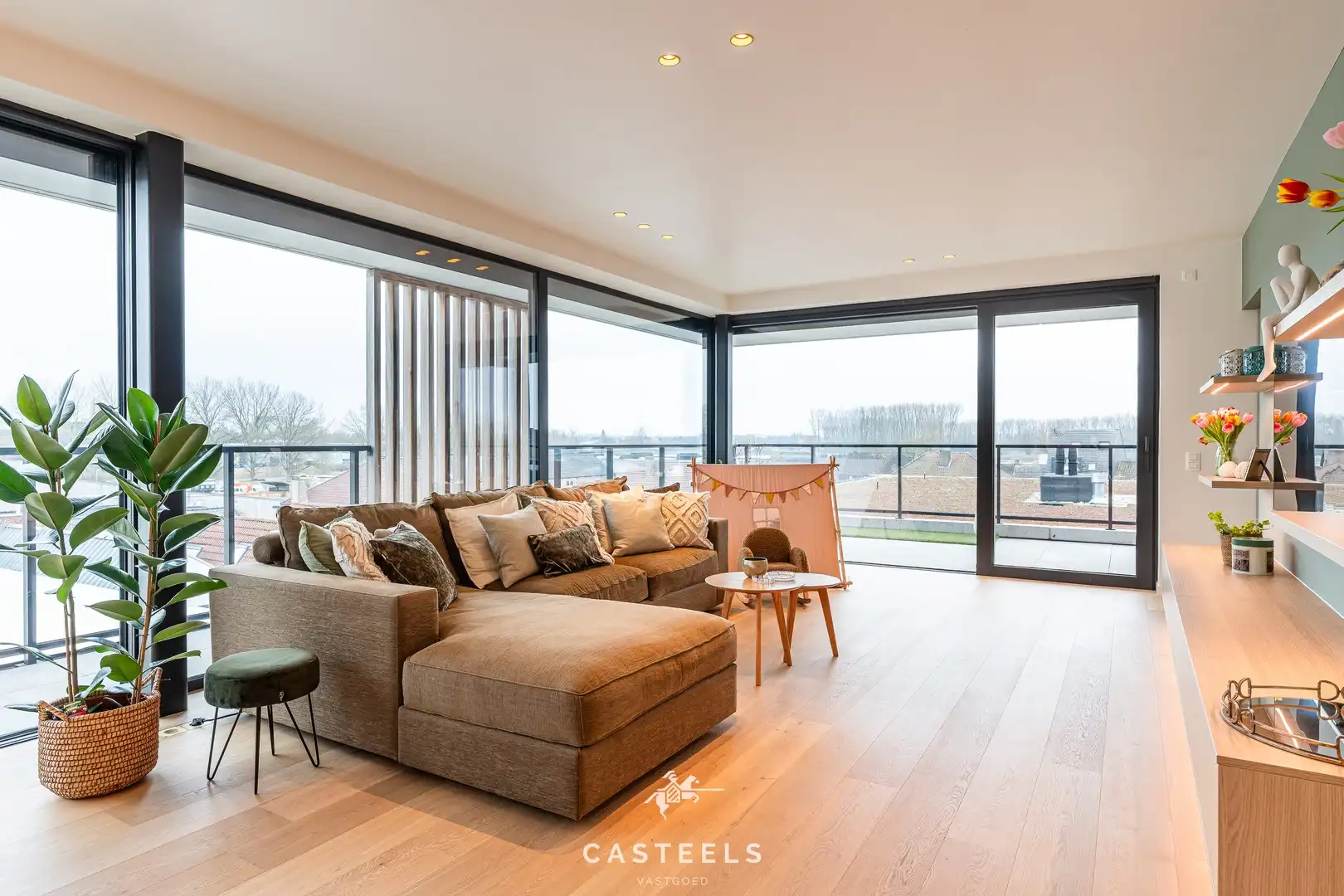 Unieke kans: Exclusieve penthouse met open uitzicht in Wetteren foto 3