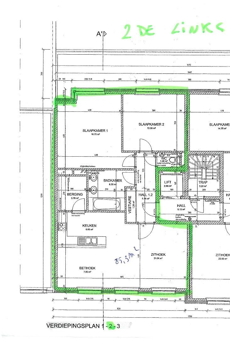 Modern, ruim appartement met 2 ruime slpks in centrum Tienen foto 9