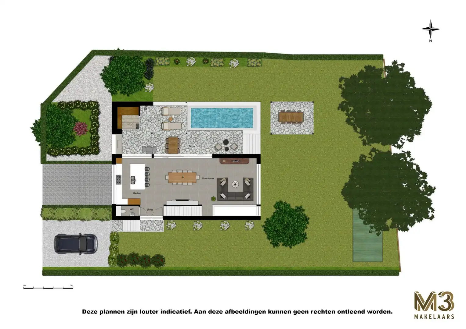 Bouwgrond 813m2 voor open bebouwing foto 2