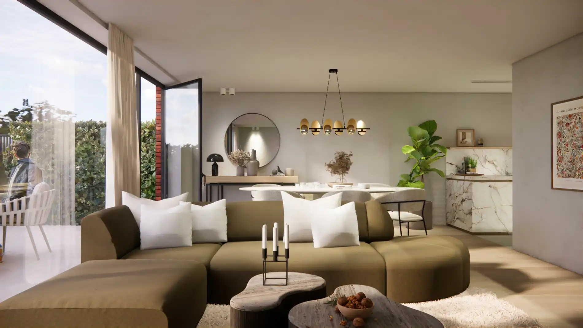 Appartement 1 – Duplex met leefruimte op tuinniveau foto 4