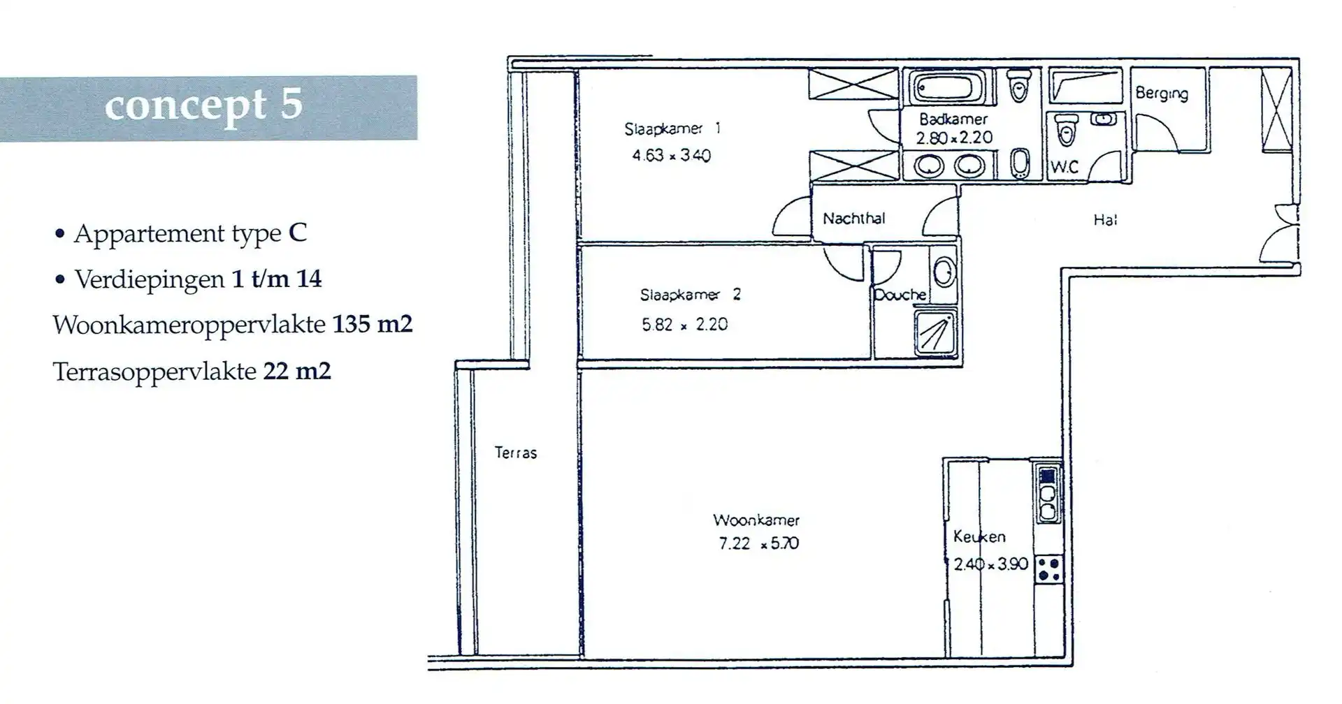 Licht en gezellig appartement 135m² + 22m² terras foto 17