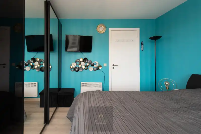 Ruim doorloop-appartement met 2 slaapkamers in de vernieuwde residentie Scorpio op de zeedijk te Nieuwpoort-Bad. foto 28