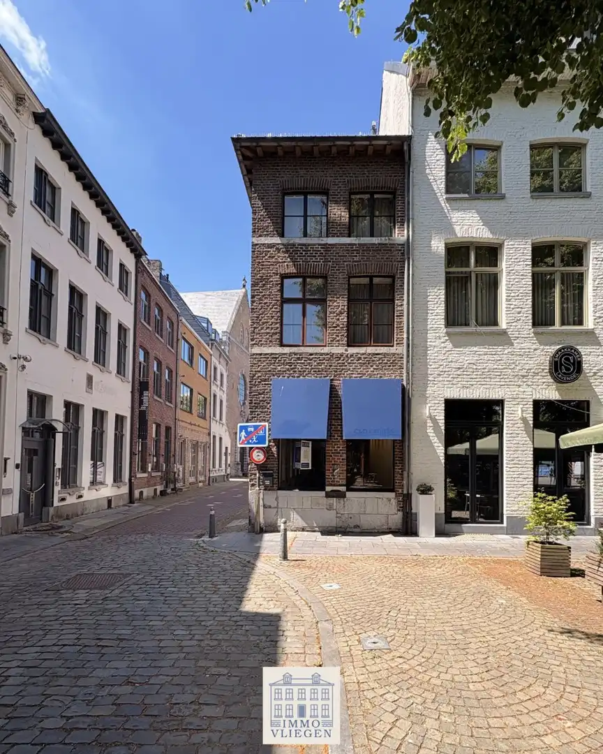 Karaktervol gelijkvloers handelspand aan de markt van Maaseik foto 2