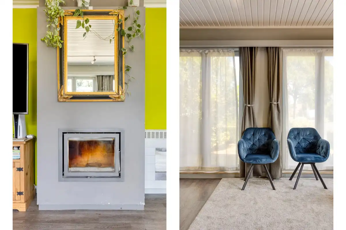 Rustig gelegen gelijkvloers woning met 2 slpks en ruime zolder. foto 5