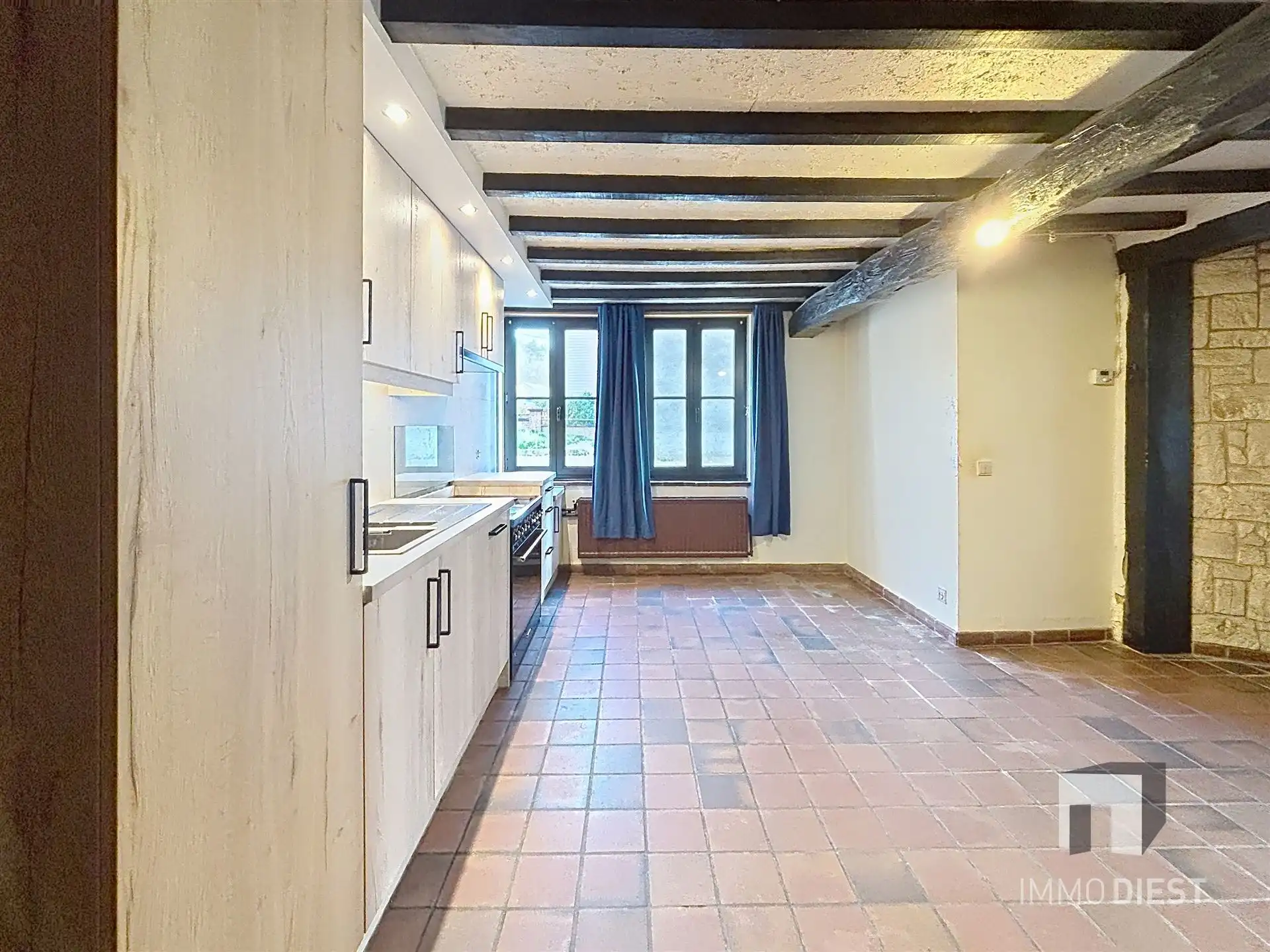 Fermette op 8a 60ca met achteraan zicht over de Demervallei (Langdorp). foto 8