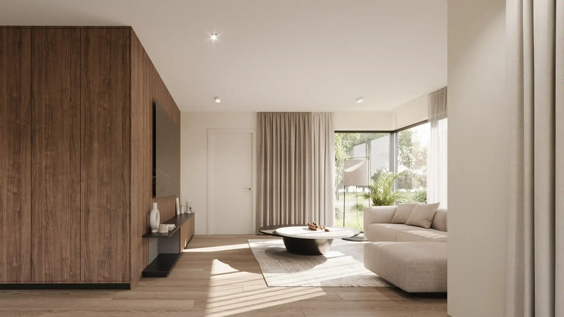 Moderne villawoningen in het Haspengouwse landschap foto 3