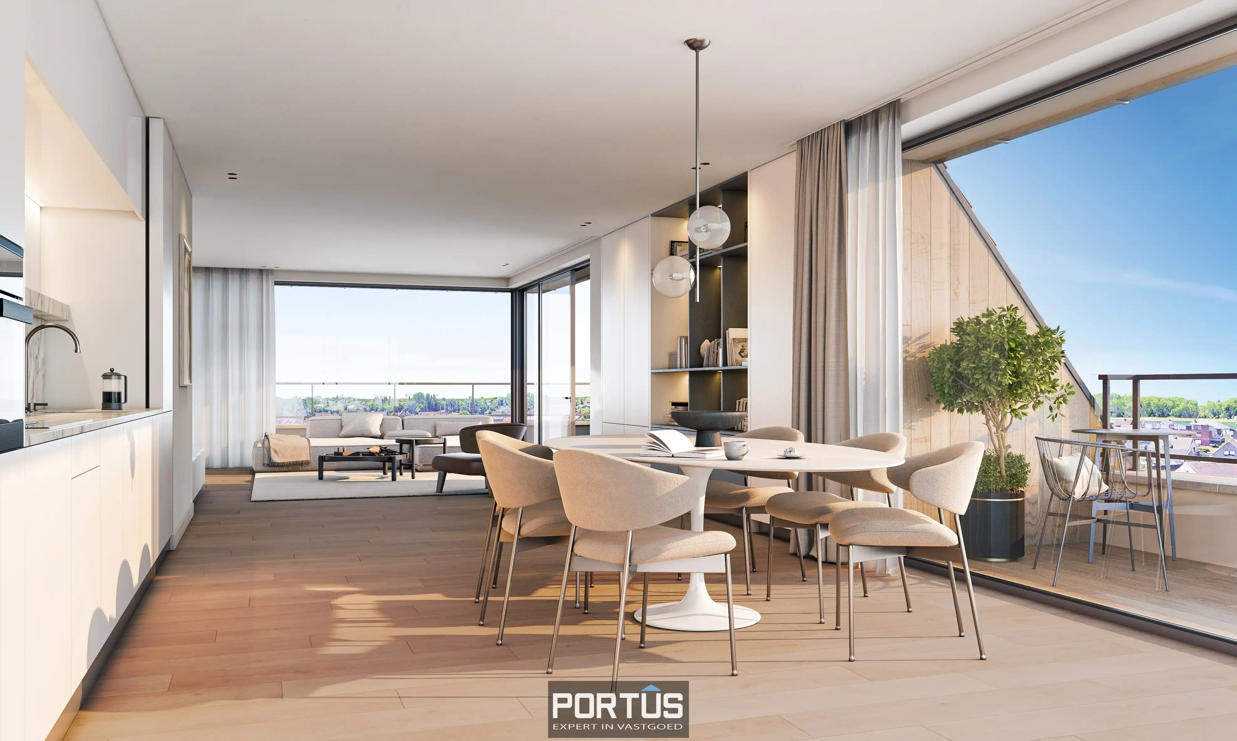 Instapklaar nieuwbouwappartement te koop met 3 slaapkamer in Residentie Portanic te Nieuwpoort foto 16