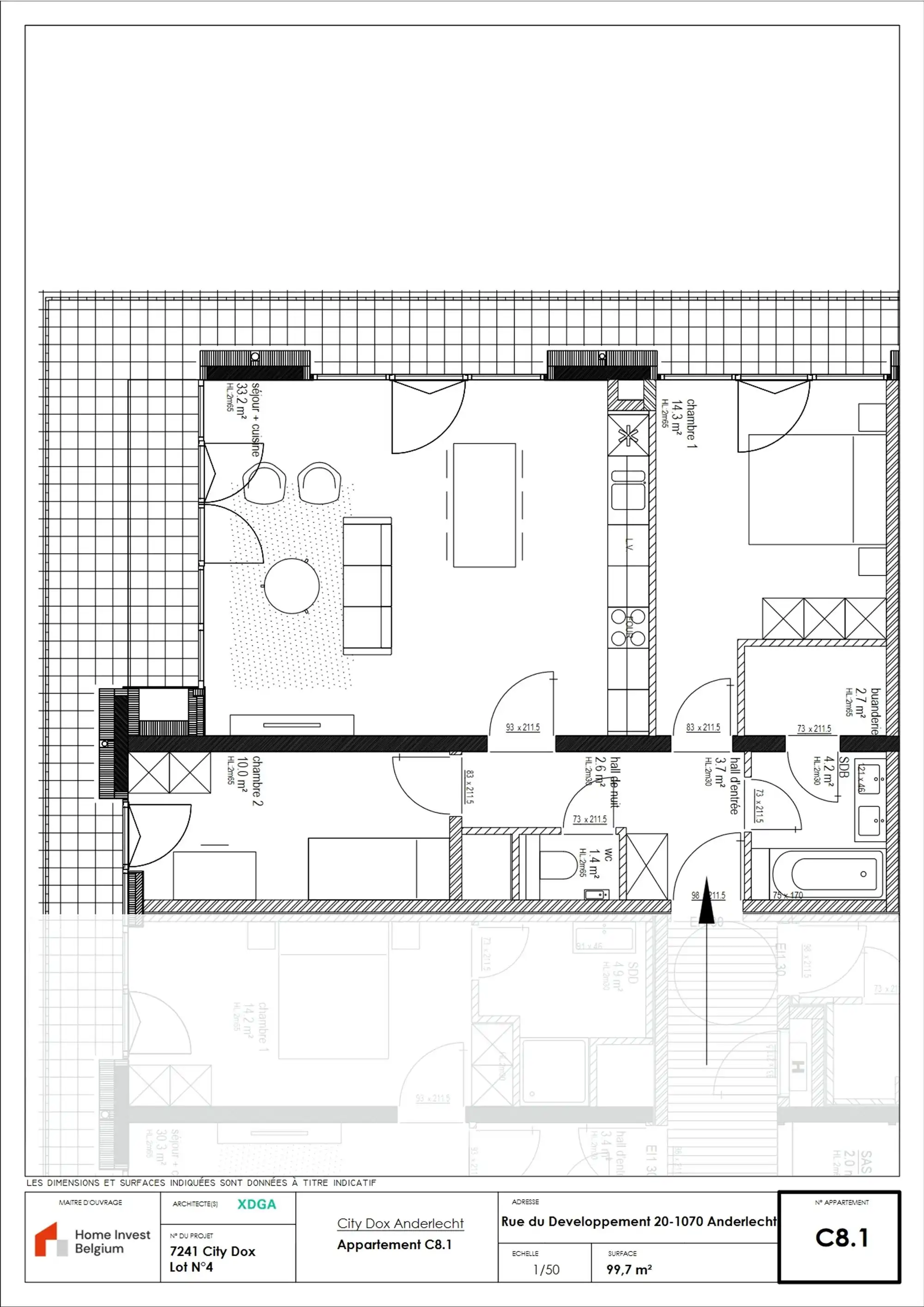 Nieuwbouw 2 slaapkamerappartement foto 24
