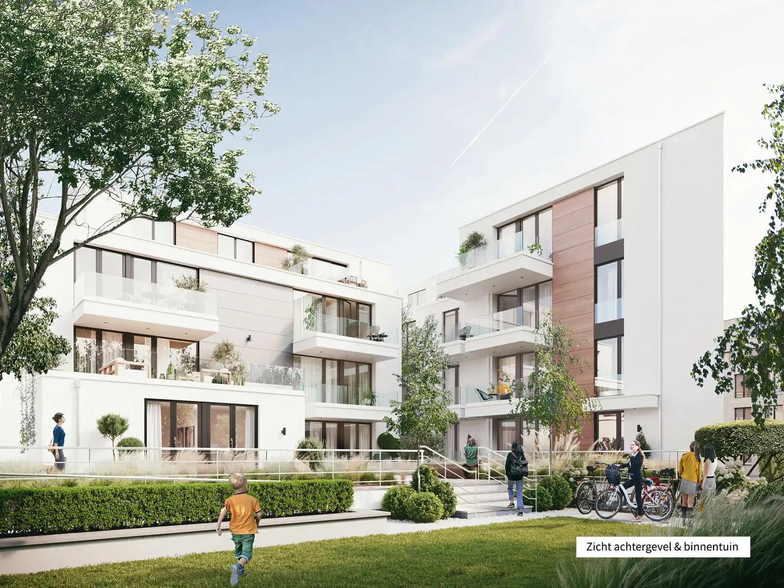 Eigentijds nieuwbouwproject 'Residentie Den Geerhoek' met gemeenschappelijke groene binnentuin - Verkoop onder 6% btw  foto {{pictureIndex}}