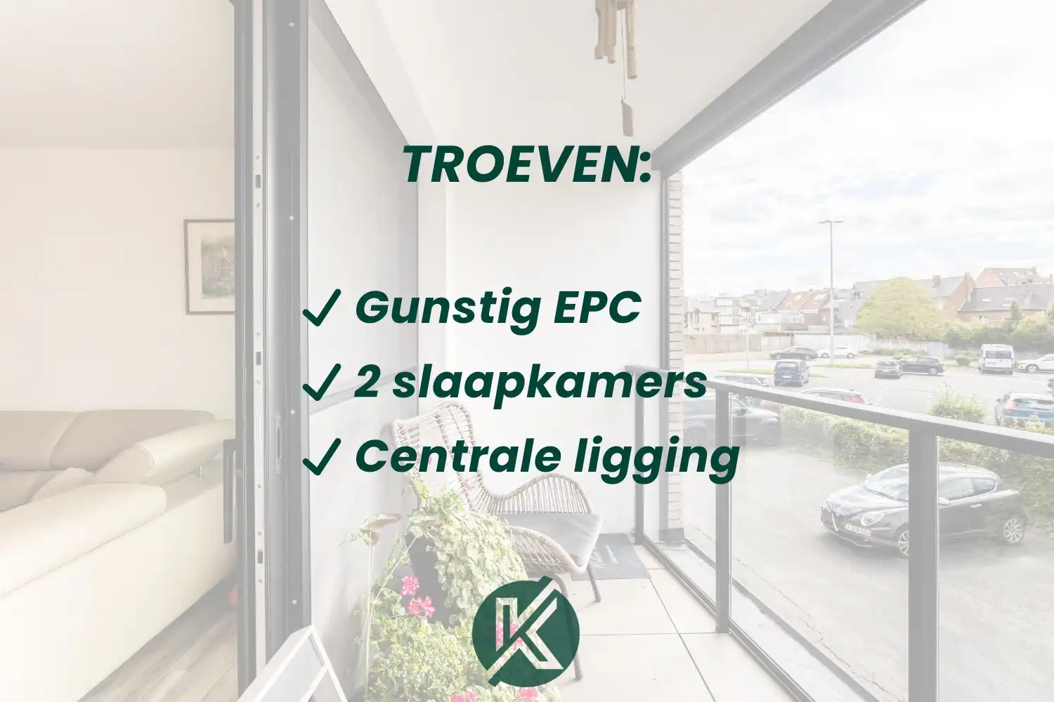 Recent en energiezuinig appartement met 2 slaapkamers foto 2