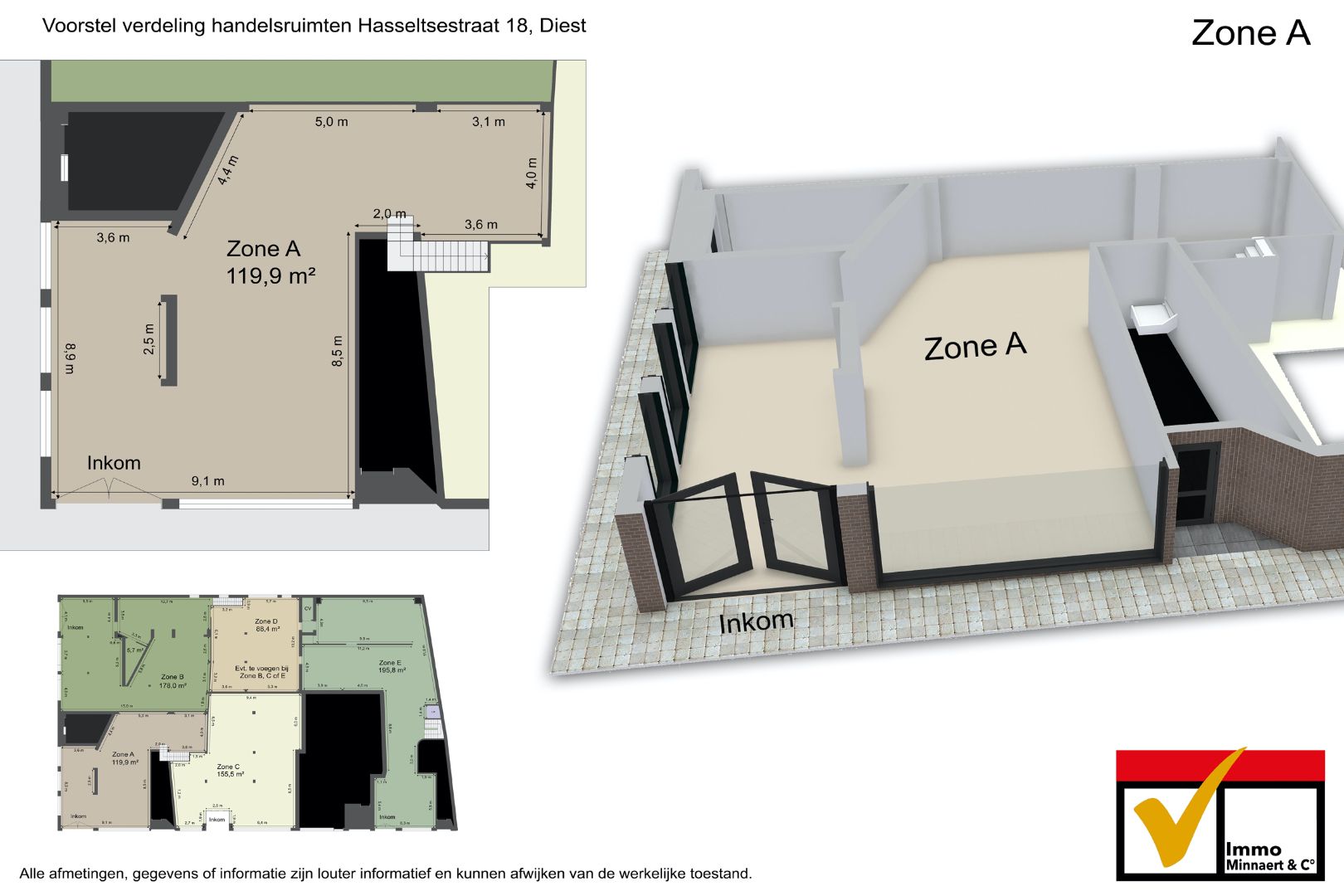 Diverse handelsruimtes in centrum Diest foto 6