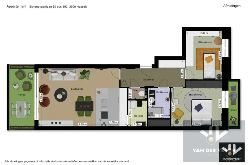 Luxueus afgewerkt 2-slpkapp Zuidzicht IV foto 26