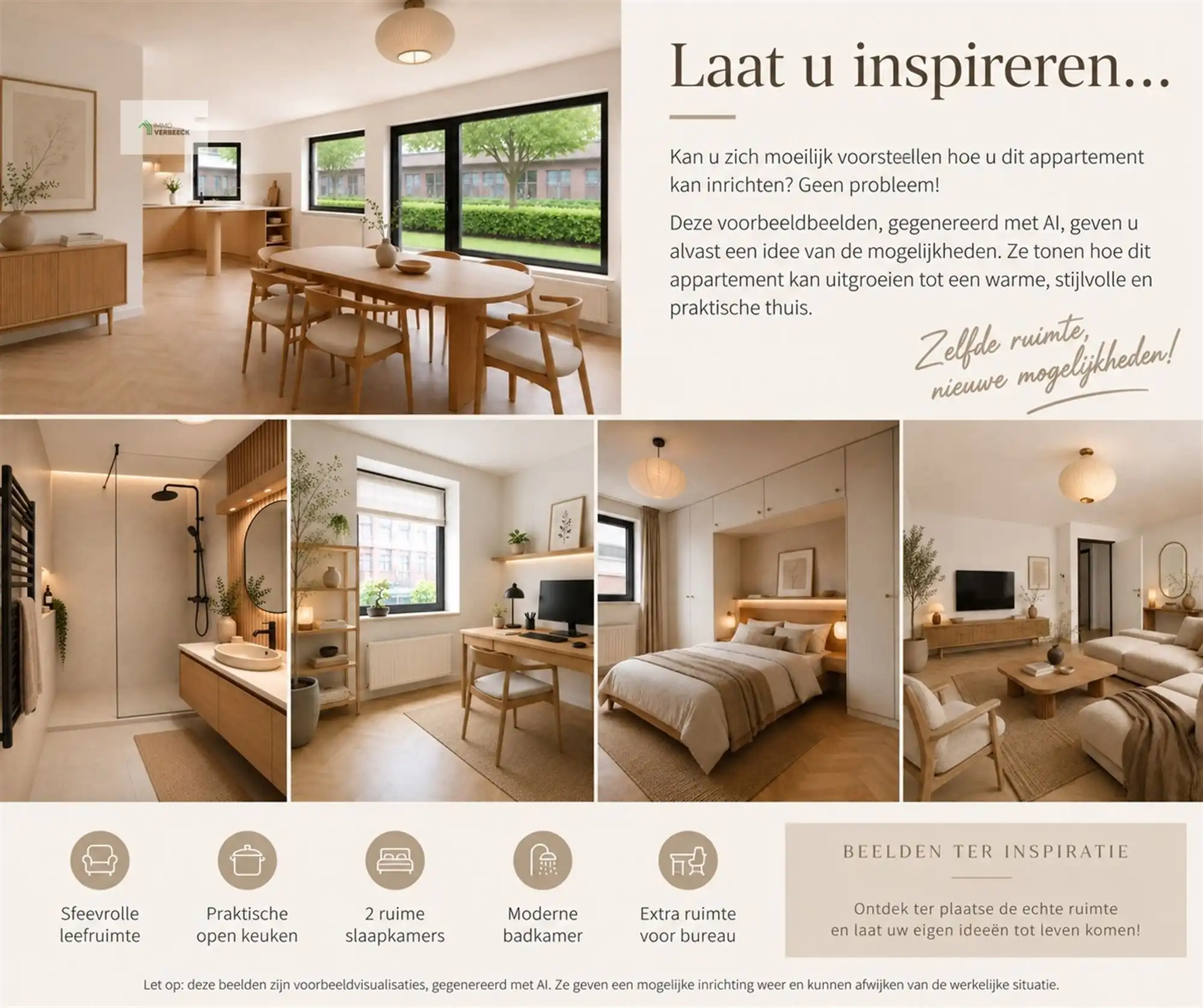 Charmant appartement met 2 slaapkamers in Mo foto 7