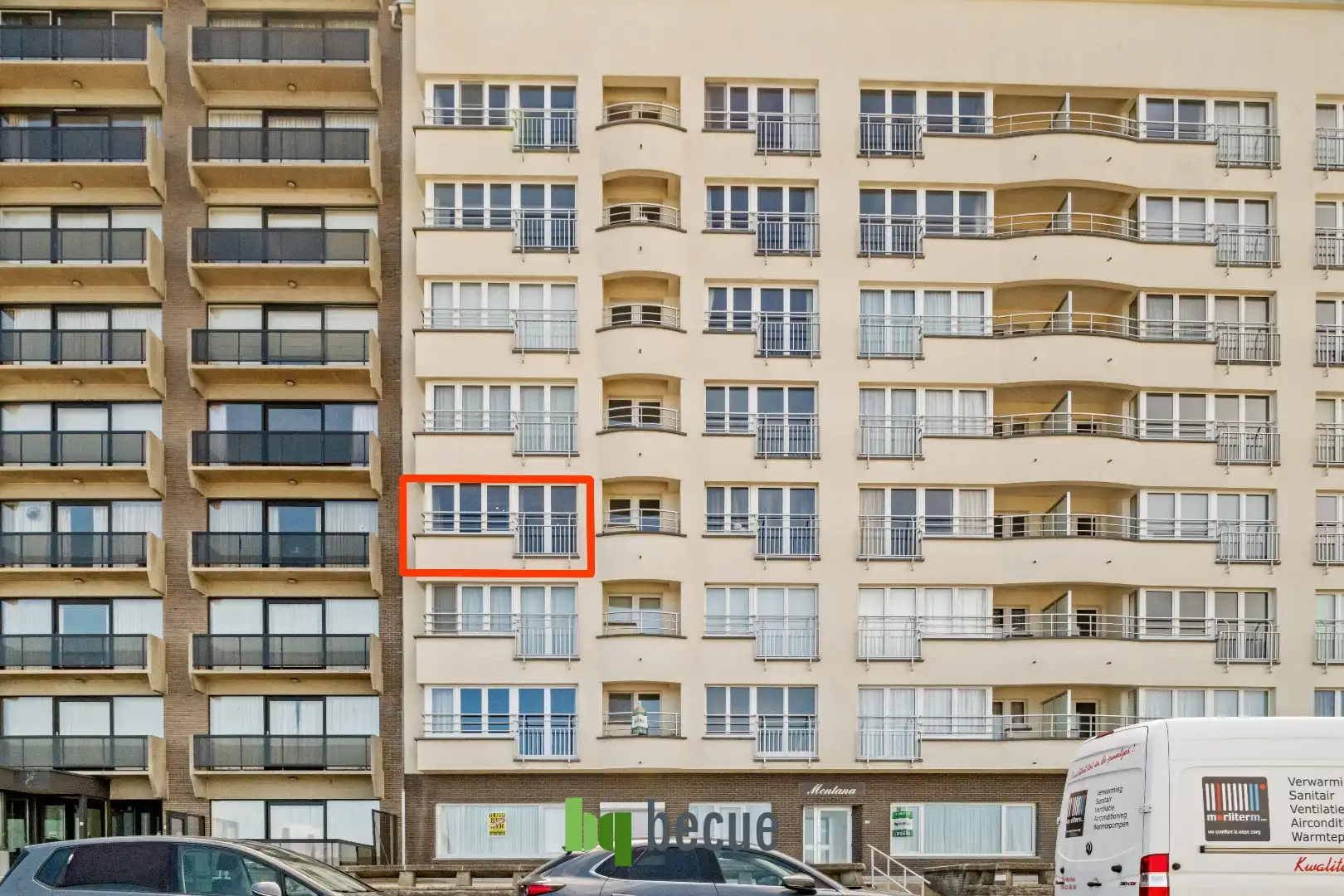 Ruim lichtrijk 2 slaapkamerappartement met zicht op zee.  foto 14