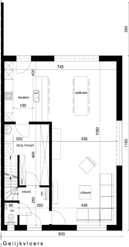 Nieuw te bouwen halfopen woning te Dentergem. foto 3