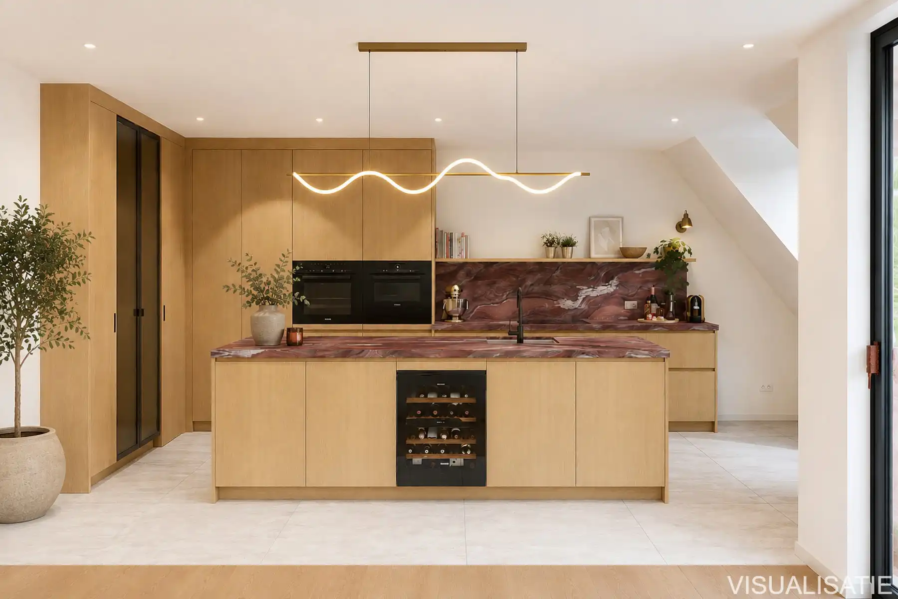 De Tram A3.1 - Penthouse van 181,50m² met 2 slaapkamers en terras met zicht op de Vrijheid. foto 2