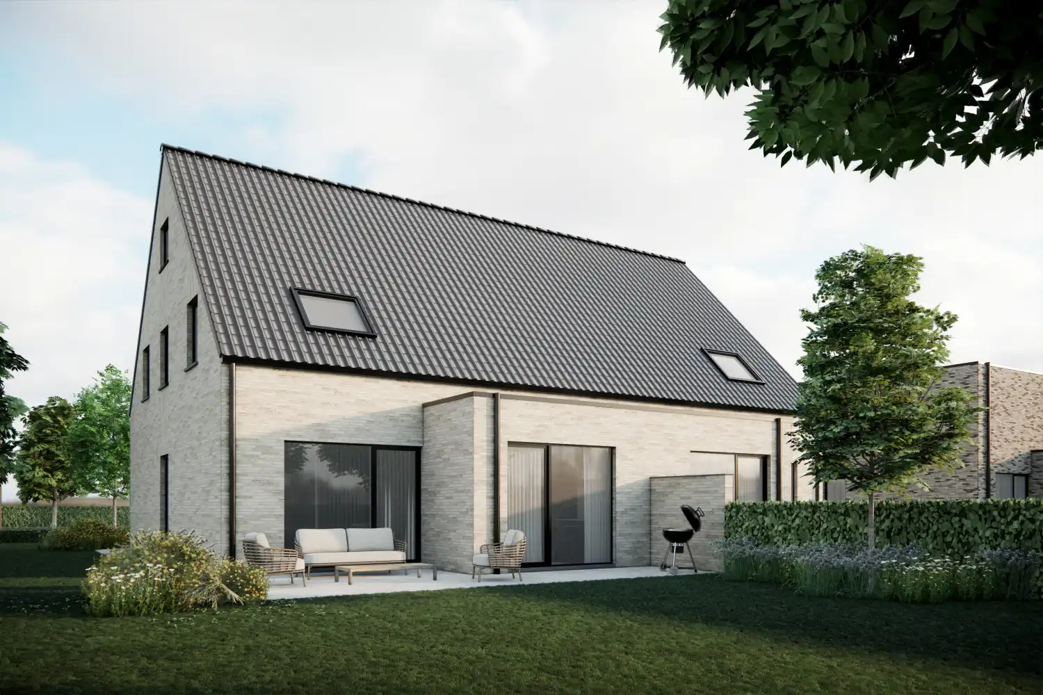 Energie-Efficiënte gezinswoningen in een groene omgeving met 4 slaapkamers en garage foto 8