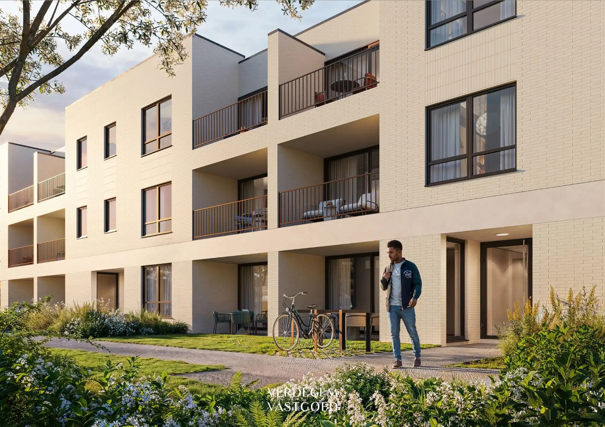 LANCERING MIL all in wonen: gelijkvloers appartement met 1 slaapkamer en terras van 6,32m² foto 2