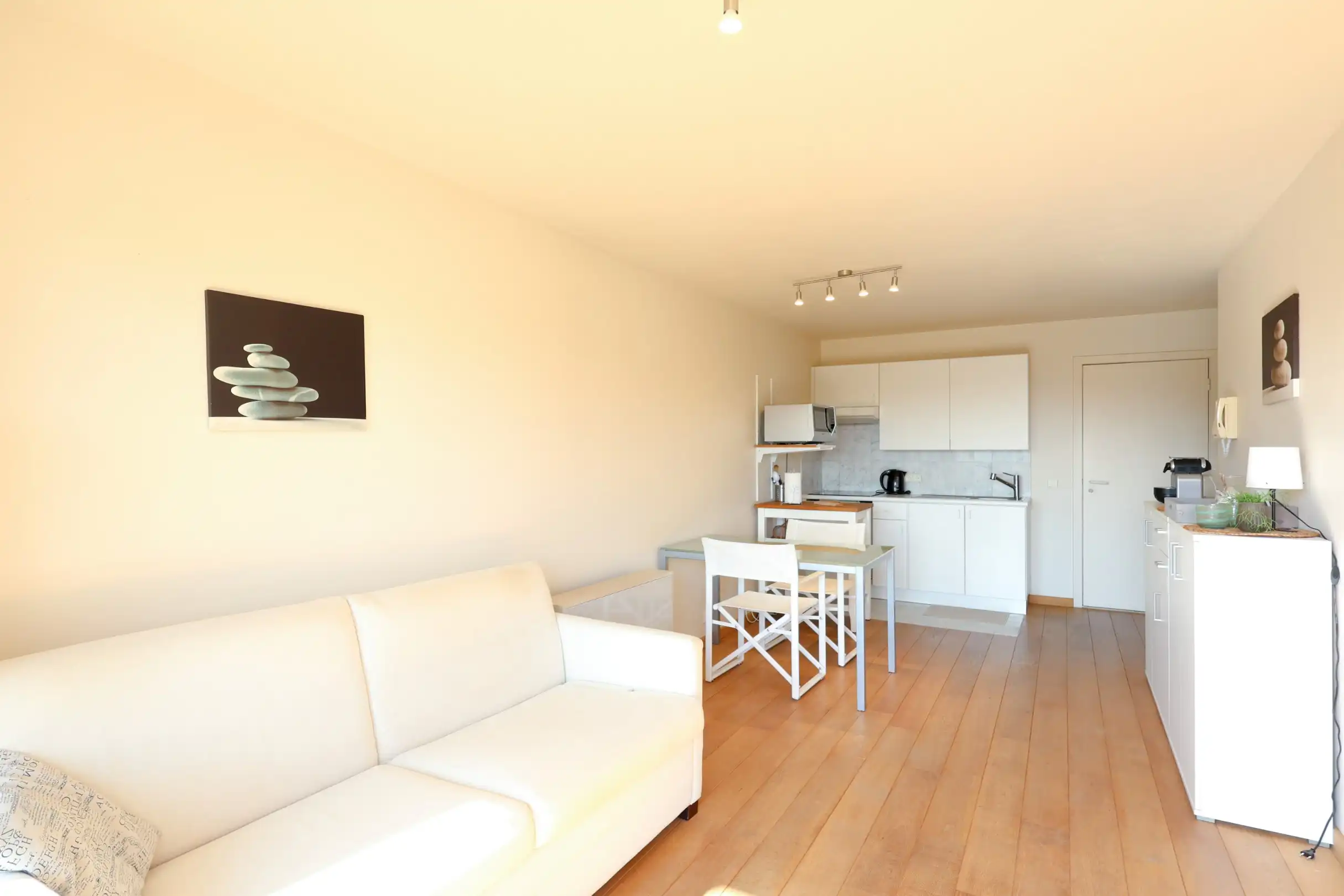 Zuidgericht gelijkvloers 1slpk appartement met zonneterras en duinenzicht nabij zee foto 9