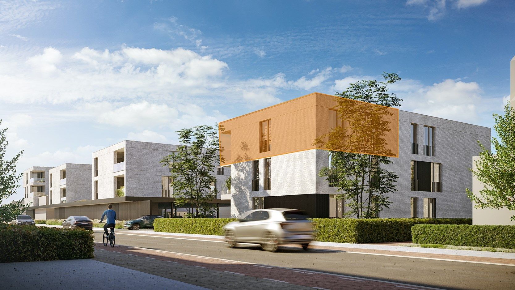 Uniek en stijlvol penthouse met 2 slaapkamer en groot zonovergoten terras in het centrum van Koersel foto {{pictureIndex}}