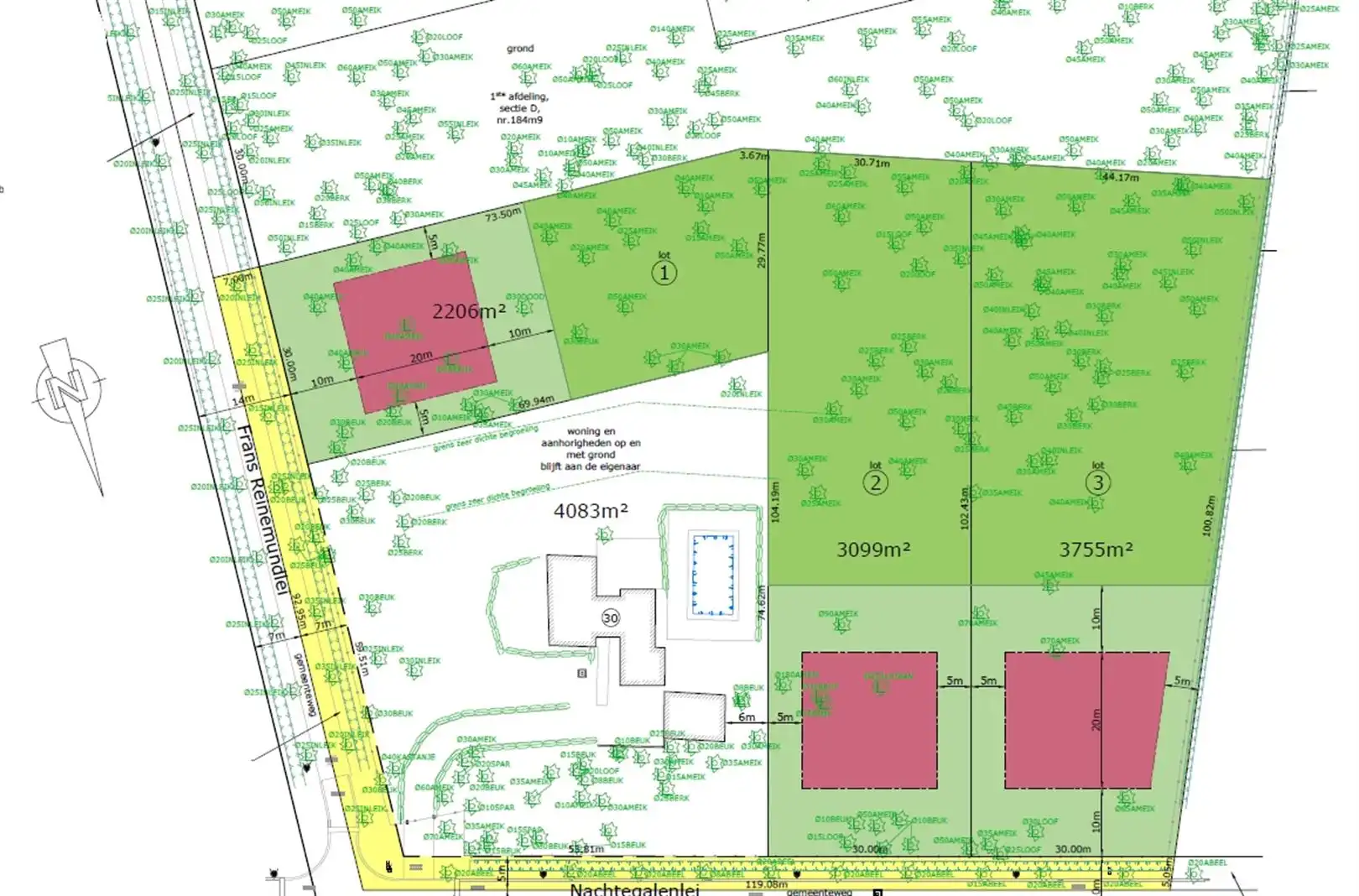 Exclusieve villagrond van ca. 3.099 m² op toplocatie in Schotenhof foto 3