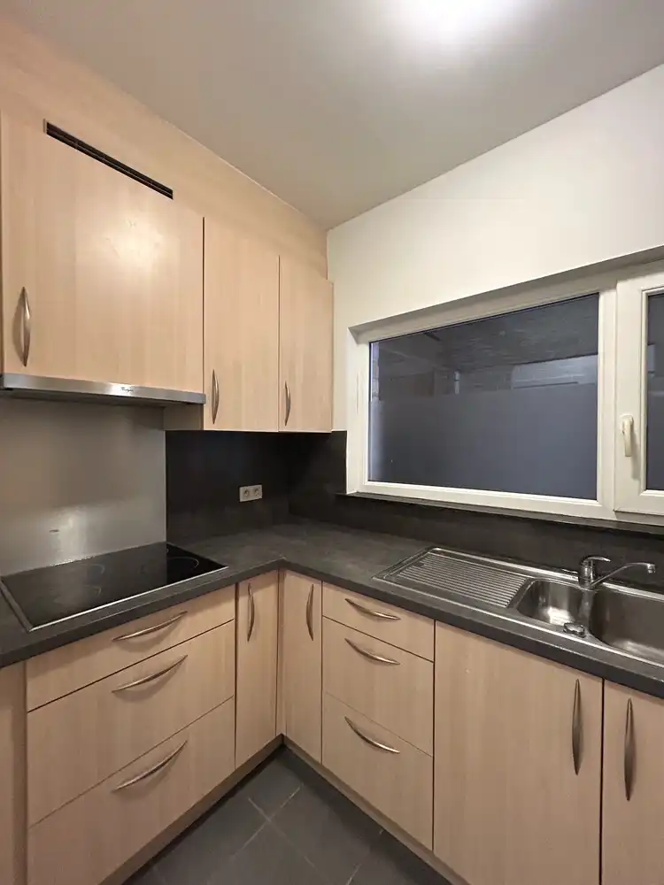 Instapklaar gelijkvloers 1-slaapkamerappartement met ruim terras in Leuven foto 7