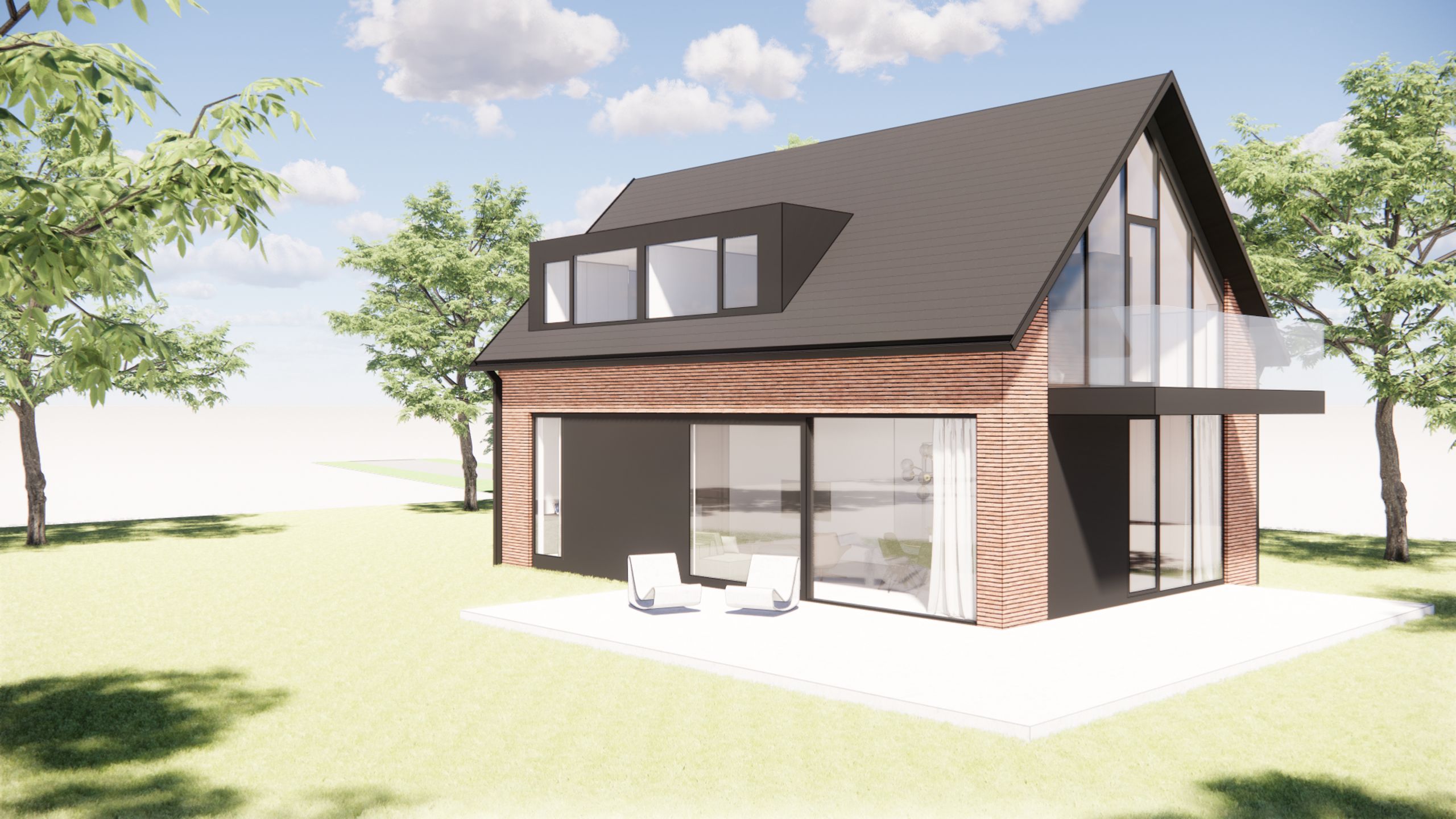 Bouwgrond met af te breken chalet foto 11