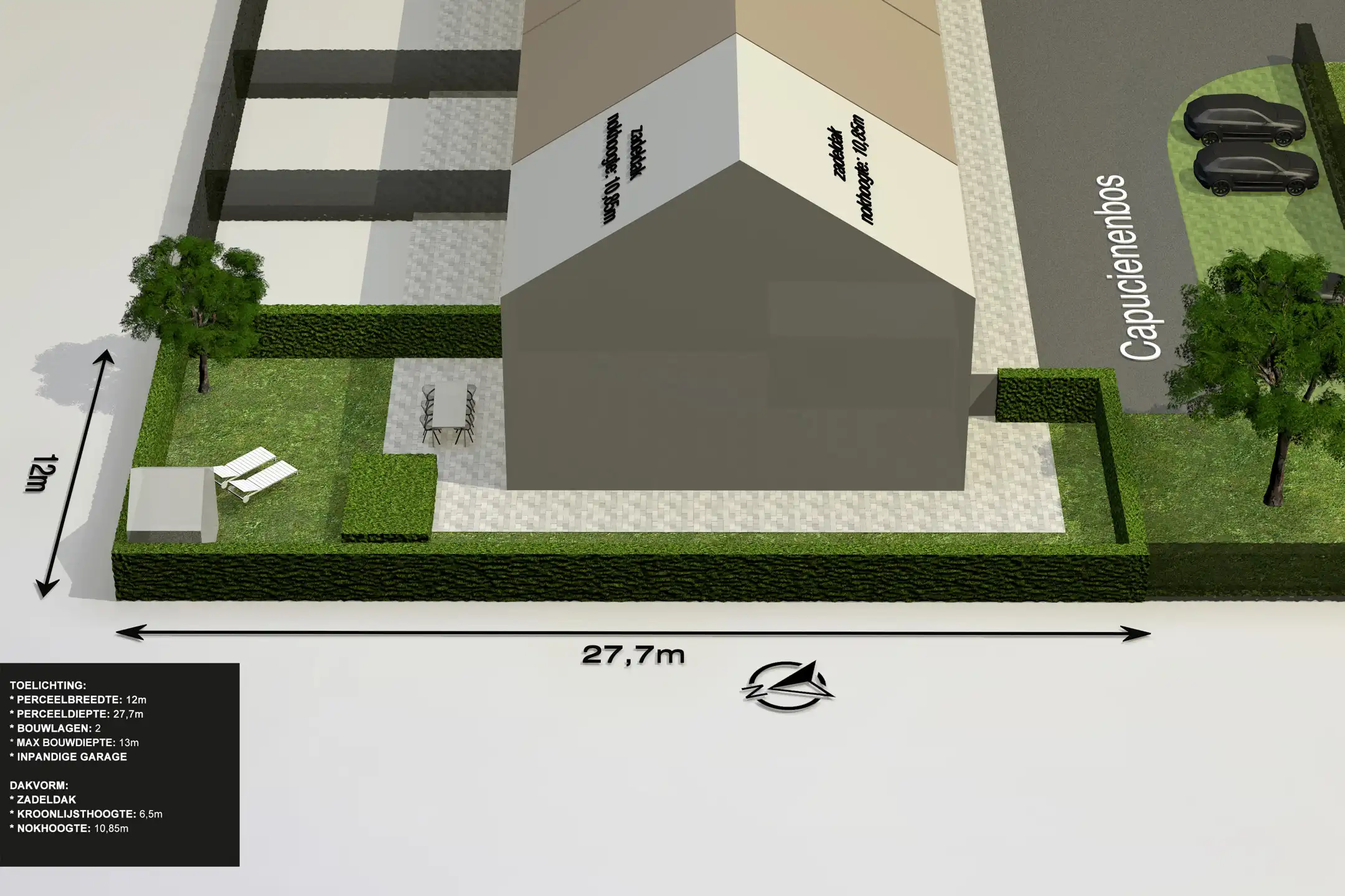 Bouwgrond ca. 322m² voor halfopen bebouwing in een doodlopende straat te Meersel-Dreef.&nbsp; foto 4