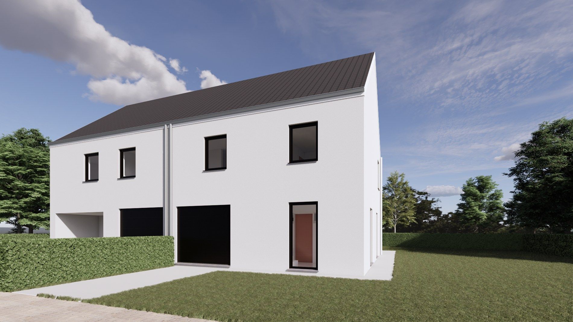 Ruime nieuwbouwwoning te Vissenaken met zicht op het achterliggende weides  foto 6