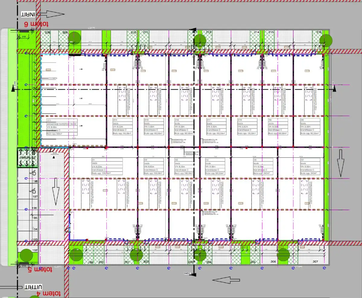 Goed geïsoleerde OPSLAGRUIMTE (240m²) met 2 private parkeerplaatsen voor de deur te Brugge (Sint-Michiels). Op ambachtelijke zone. foto 6