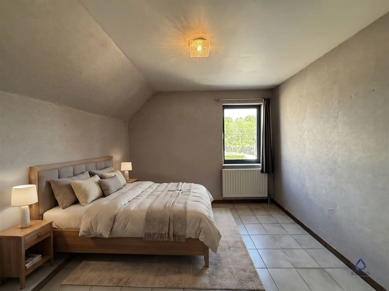 Ruime duplex te huur in centrum Sint-Lievens-Houtem foto 6