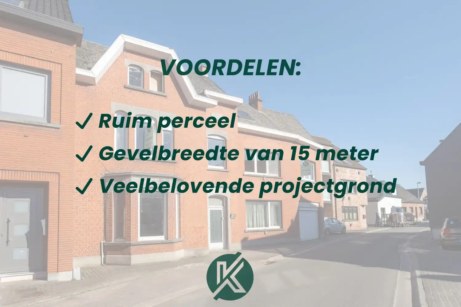 Interessante projectgrond in Mere foto 2